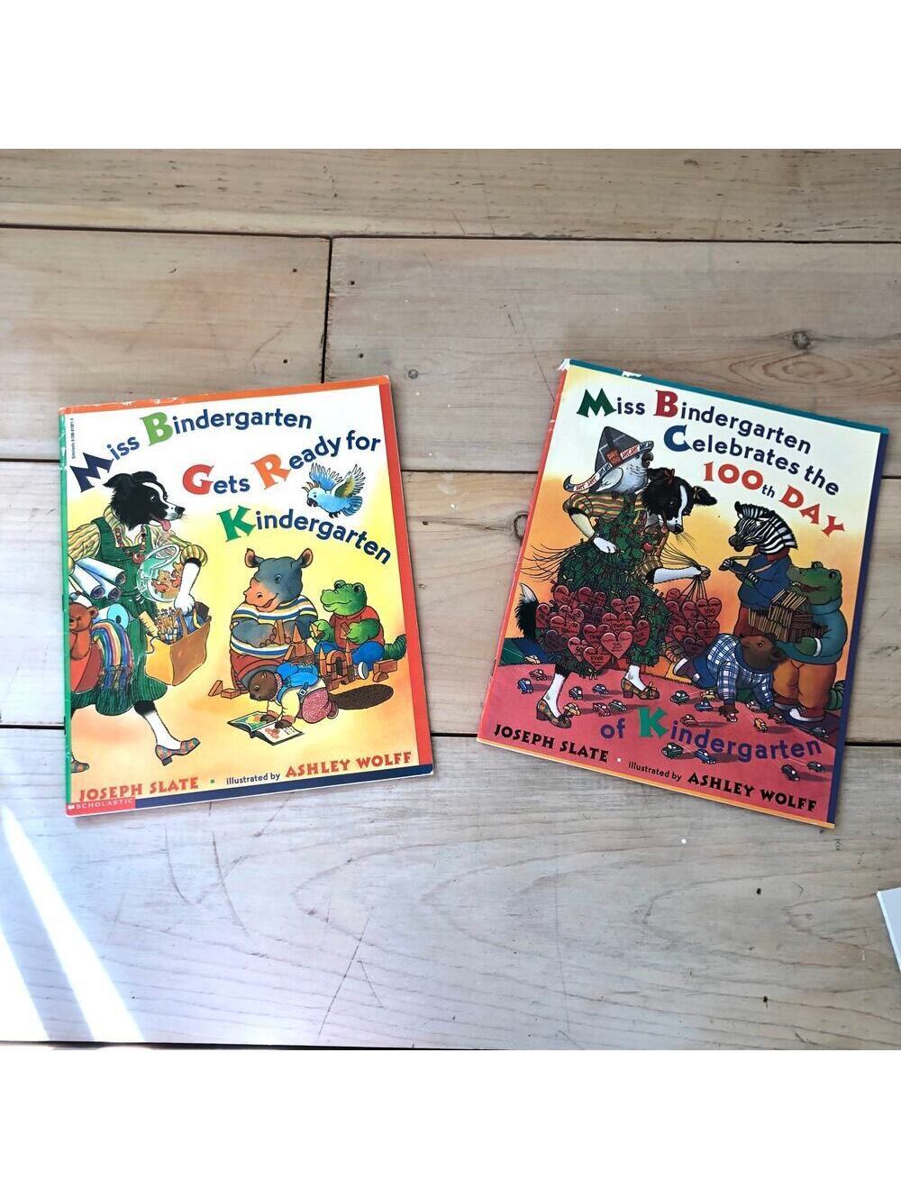 Miss Bindergarten Book Bundle 2 Books